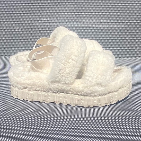 UGG platform slides - natural - size 8 - Picture 4 of 6